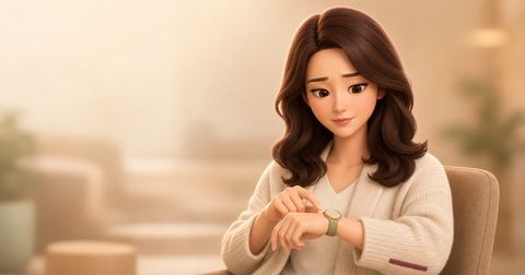 지연된 주문 상황 안내하기 상황 일러스트