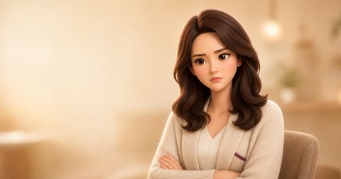화난 고객에게 차분히 응대하기 상황 일러스트