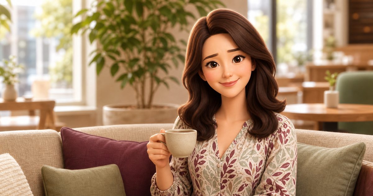 취향이 다를 때 솔직하게 말하기 상황에서 대화 상대 루미