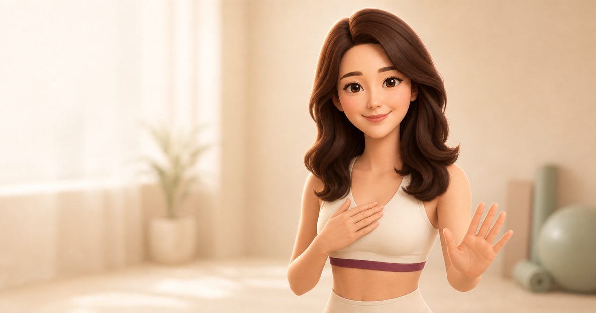운동 수업에서 내 한계 알리기 상황에서 대화 상대 루미